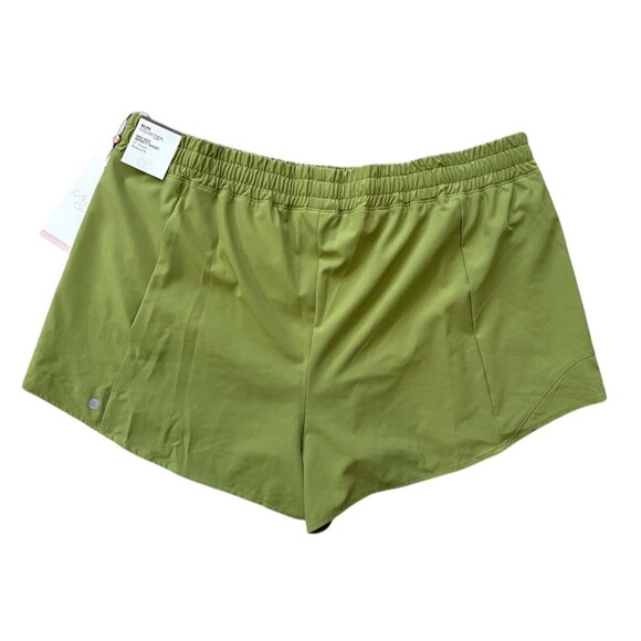 Calia Mid Rise Infinity Shorts Women’s Size XL Dark Green 3" Inseam Relaxed Fit - Picture 7 of 9